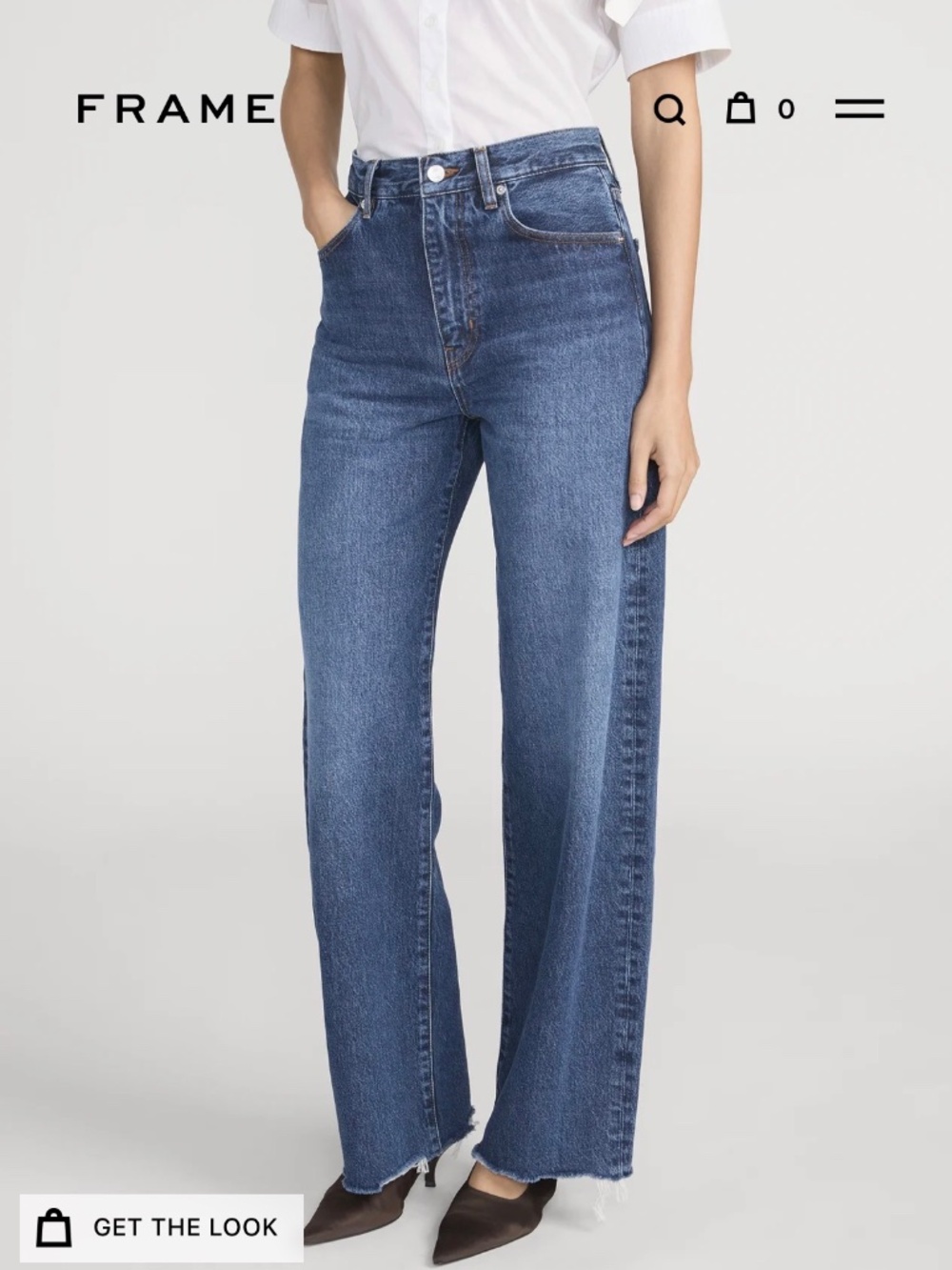 Frame Denim Jeans “the bow”